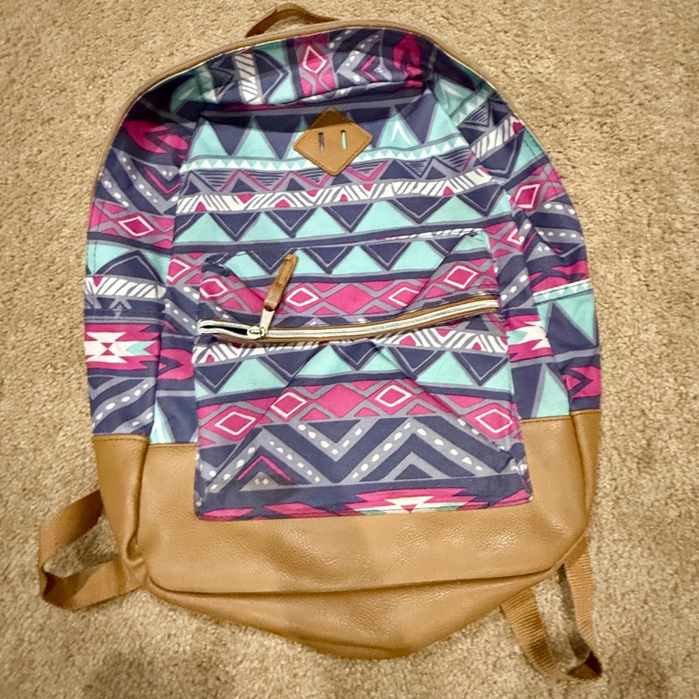 Girls Multicolor Backpack - Picture 2 of 3